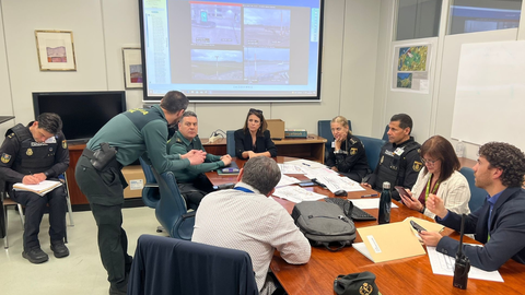 Simulacro amenaza de bomba en el aeropuerto de Asturias