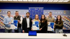 Foto de familia, de izquierda a derecha: Marcos Surez, Jorge Fuente, Alfonso lvarez, Mara Surez, Gevo Durn,Victor Nicieza y Renata Aguirre