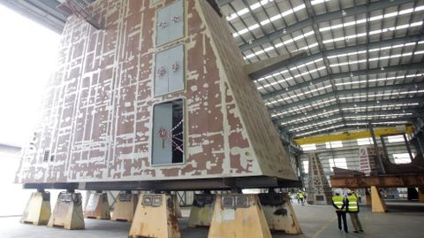 Navantia Ferrol fabricó el módulo del CIS que irá ubicado en Rota y que evaluará los sistemas de las F-110