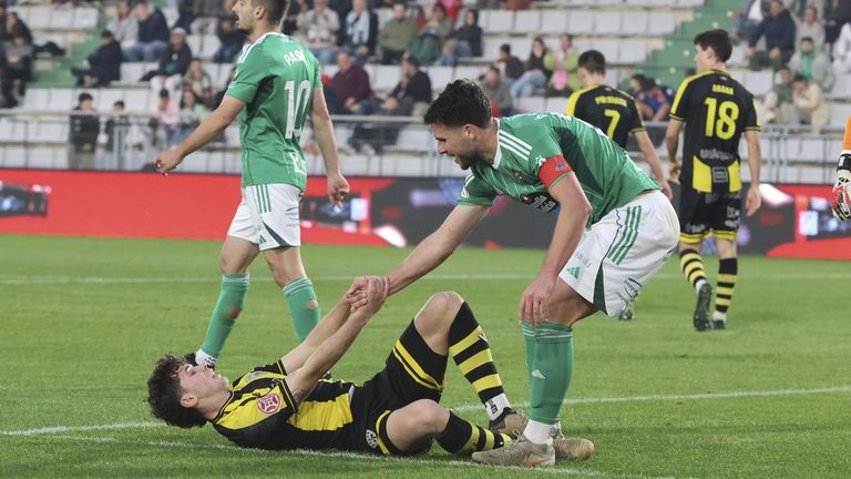 El empate entre el Racing y el Barakaldo, en imágenes