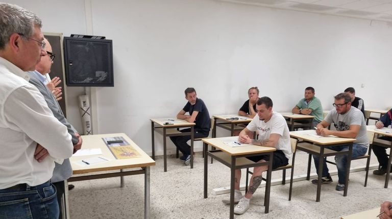 O Barco acogió por primera vez el examen para obtener el carné que habilita para el uso de explosivos