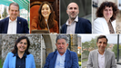 Abel Caballero (Vigo), In�s Rey (A Coru�a), Gonzalo J�come (Ourense), Goretti Sanmart�n (Santiago), Elena Candia (Lugo), Miguel Anxo Fern�ndez Lores (Pontevedra) y Jos� Manuel Rey Varela (Ferrol), los alcaldes de las siete ciudades gallegas.