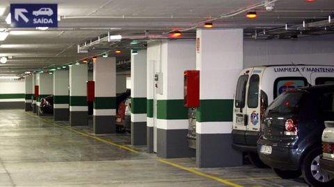 Imagen de archivo de un aparcamiento en Vigo 