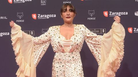 Candela Pea, en la ceremonia de los premios Feroz el pasado fin de semana