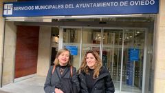 Las concejalas de Somos Ana Taboada y Anabel Santiago