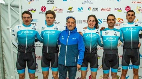 Sande marc a varias generaciones de ciclistas gallegos