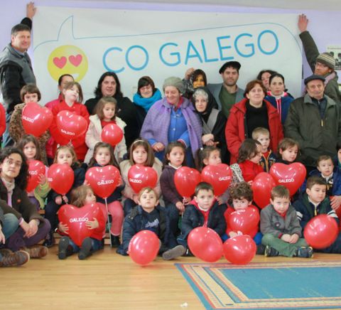 O programa de apoio ao galego celebrouse en Laas. 