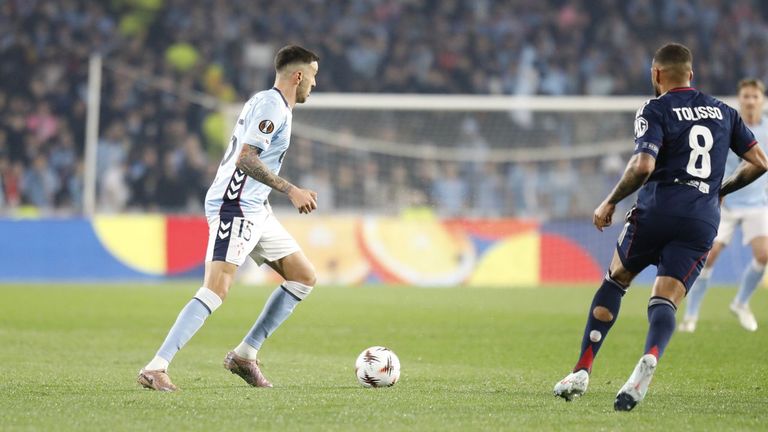 Un ejercicio de resiliencia del Celta contra el Lyon deja la eliminatoria europea abierta (1-1)