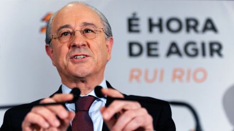 Rui Rio, líder del PSD portugués