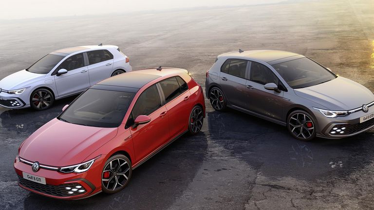 Los nuevos Golf GTI, GTD y GTE