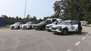 Los cinco nuevos coches de la Polícia Local que patrullarán por Sanxenxo