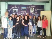 Los docentes durante su visita al colegio Rodr�guez Cadarso