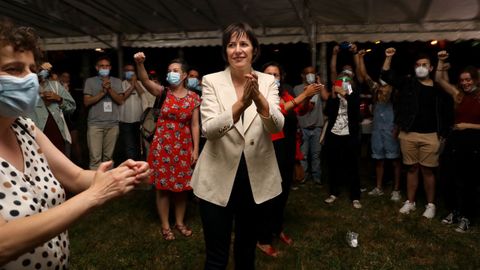 Ana Pontón, exultante tras el resultado del BNG