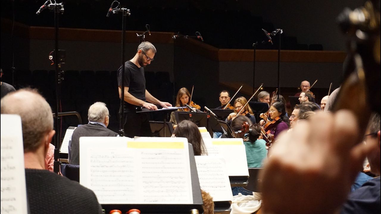 La Sinfnica en un ensayo con Dima Slobodeniouk