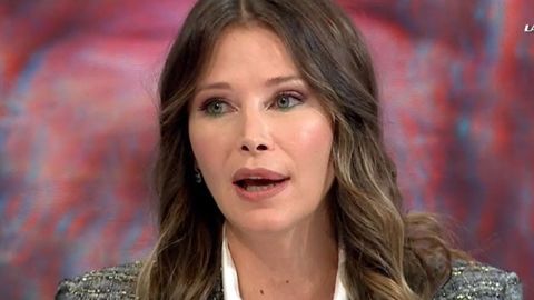 Esther Doña durante su intervención en el programa «Y ahora Sonsoles».