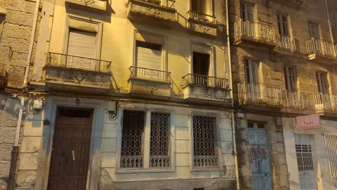 La vivienda afectada estaba en la calle Puente Codesal nmero 13 de Ourense