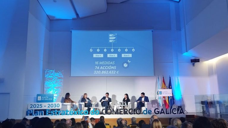El Plan Estratéxico do Comercio se presentó en la Cidade da Cultura.