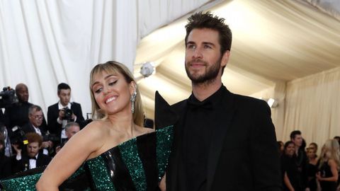 Liam Hemsworth y Miley Cyrus