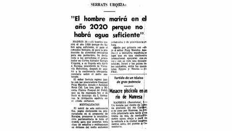 Noticia de La Voz de Galicia del 1 de julio de 1972