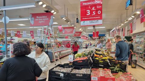 El nuevo supermercado Alcampo de Ourense abri sus puertas en Ponte Sevilla