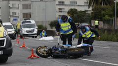 Accidente mortal de un motorista en Matogrande