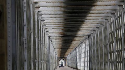 Tui International Bridge, the border between Spain and Portugal.
