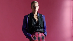 Fotograma de la serie �Doce puntos� con representante de Eurovisi�n franc�s