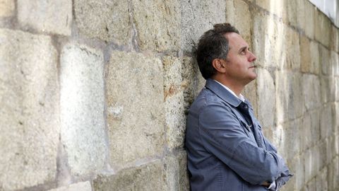 Domingo Villar, fotografado en Compostela a mediados de setembro do 2021.