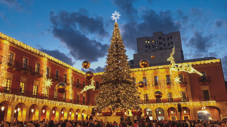 Luces de navidad en Gijón