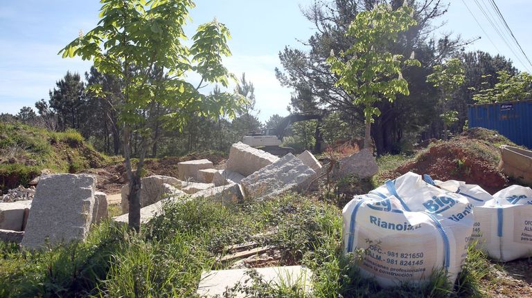 Imagen de la zona donde se están realizando las obras
