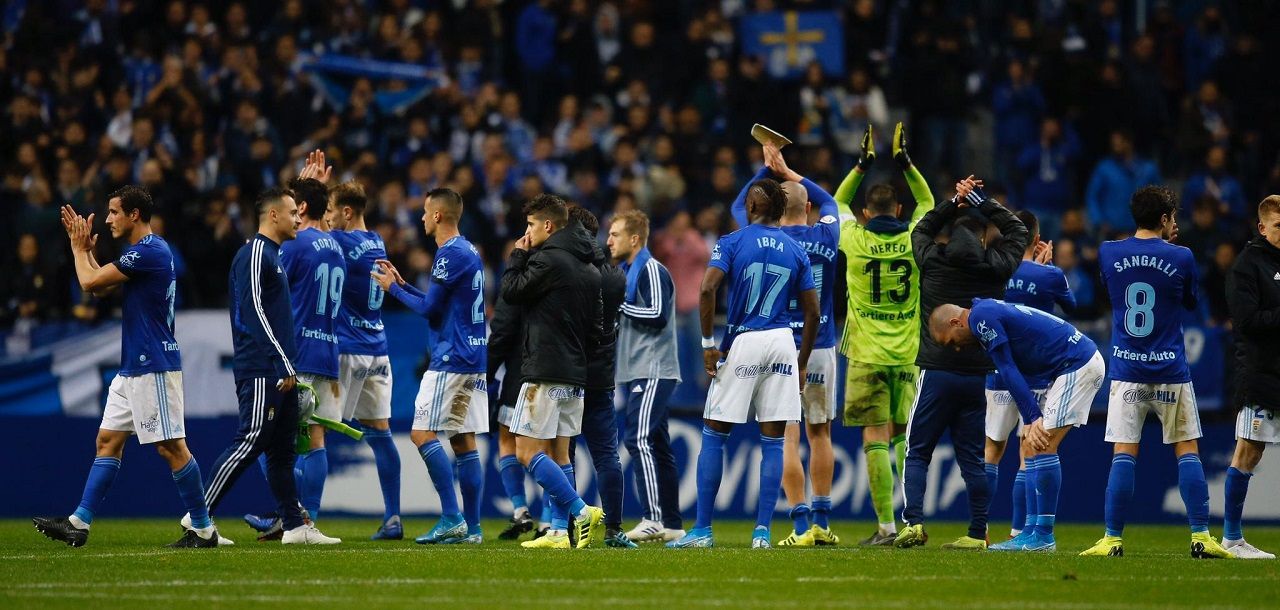 JORN.28ª LIGA SMARTBANK TEMP.2019/2020 REAL OVIEDO-AD ALCORCÓN (POST OFICIAL) Saludo