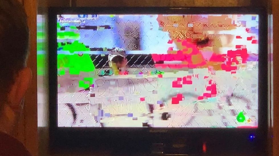 Punto de consumo de drogas junto al r�o Sarela