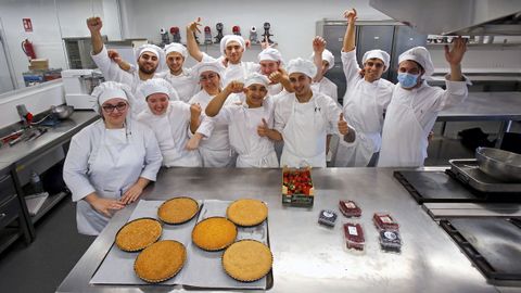 Los alumnos de Dirección de Cocina que elaborarán los menús «take away»