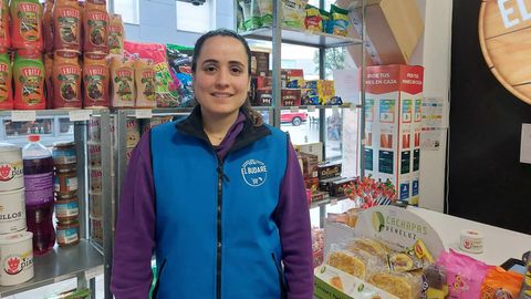 Katiuska Martínez, en el Budare Market, el supermercado con productos venezolanos del Ensanche