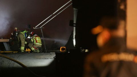 Incendio en un garaje de la calle Rei Don García, de Lugo