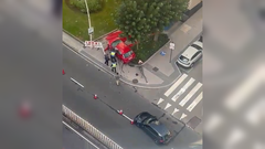 Aparatoso accidente en Alfonso Molina