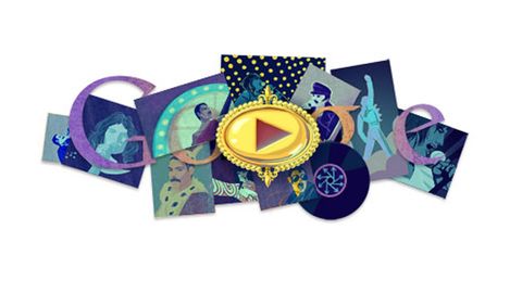 Freddie Mercury se marca un doodle musical en Google