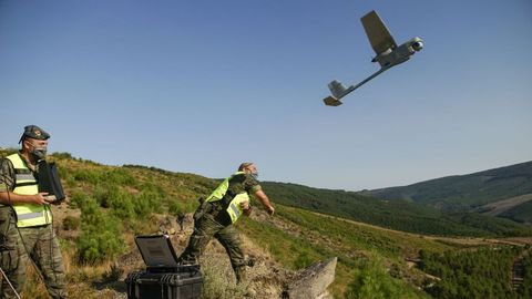 Uso de drones para vigilar el monte