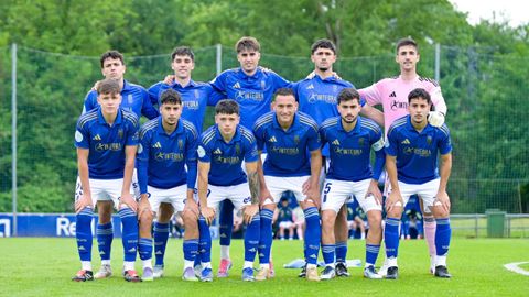 Once inicial del Vetusta ante el UP Langreo