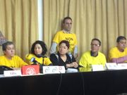 Olaia Fern�ndez, hoy con sindicatos judiciales y funcionarios del Registro Civil 