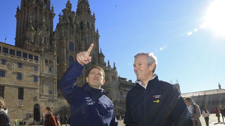 Rueda y Mañueco unen fuerzas para que el Gobierno impulse el corredor atlántico de mercancias