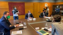 Primera reuni�n entre Foro y PSOE para la reforma del Estatuto