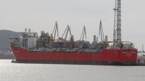 La finalización de los trabajos de la plataforma Terra Nova evidencian el peso del departamento de reparaciones en el astillero ferrolano.