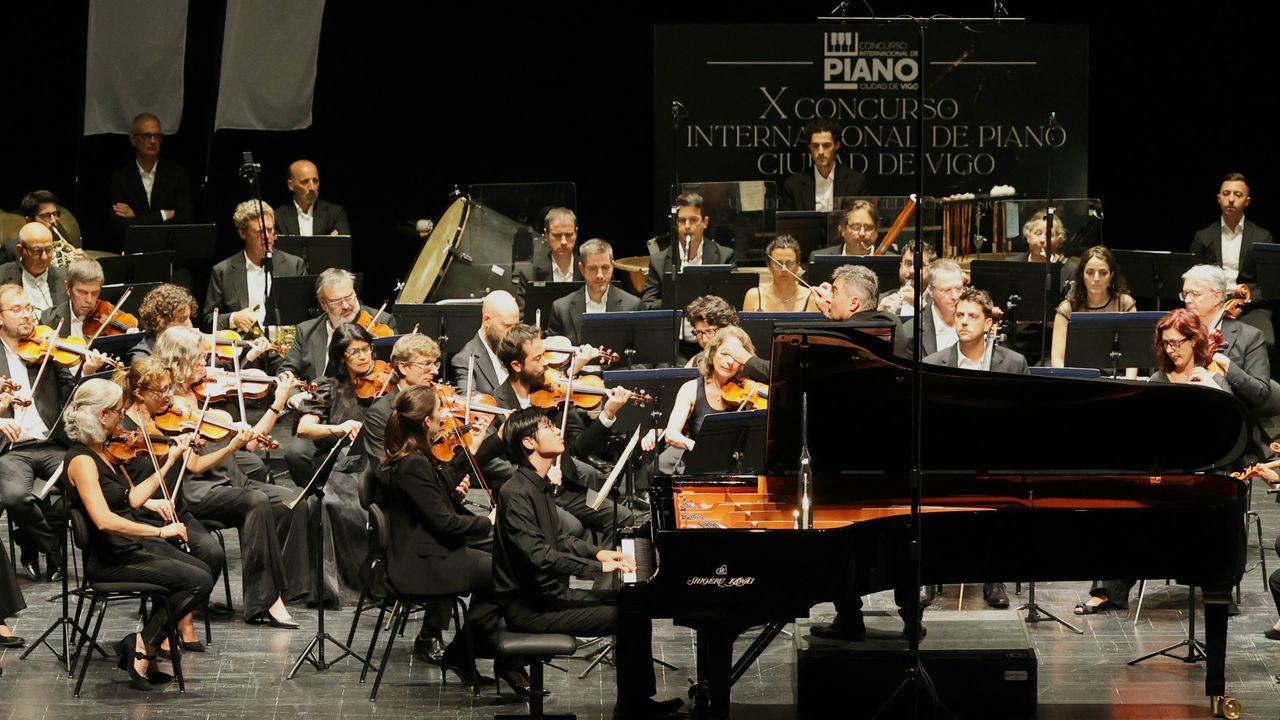 Los finalistas actuaron como solistas con la Orquesta Sinf&oacute;nica de Galicia