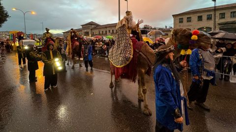 Los Reyes Magos recorrieron en camello Ourense