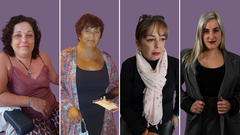 De izquierda a derecha: Trinidad Rico, Yolanda Rodr�guez, Clara Moyano y Laura Maldonado.