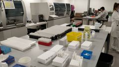 Uno de los laboratorios de microbiologa de Vigo
