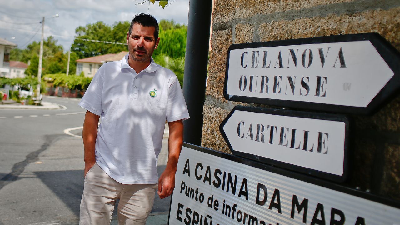 Monseiro tiene un museo �nico al aire libre.Marcos Sousa, vecino de Cartelle, sinti� el temblor de tierra en Celanova