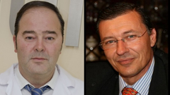 Pablo Somoza Dig�n, neurocirujano, y el cirujano general y digestivo Enrique Mena del R�o