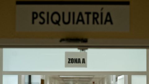 Unidad de psiquiatría de un hospital gallego